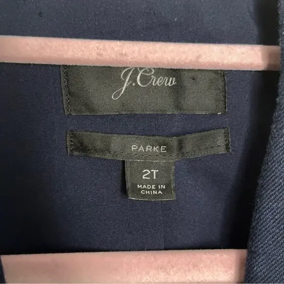J. CREW Tall Parke Blazer Stretch Linen Navy Blue Sz 2 {K14}